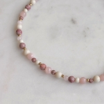 Naszyjnik PINK MARBLE