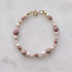 Bransoletka PINK MARBLE