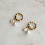 Kolczyki PEARL DAISY #2
